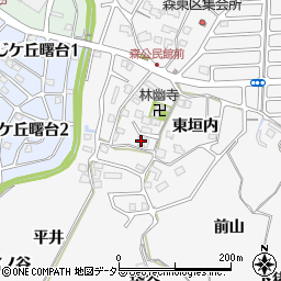 京都府亀岡市篠町森上垣内52周辺の地図