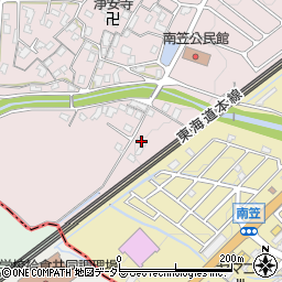 滋賀県草津市南笠町1418-31周辺の地図
