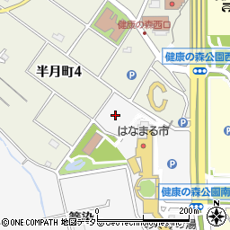 愛知県大府市吉田町律粉周辺の地図