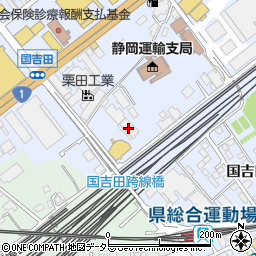 静岡トヨタ自動車周辺の地図