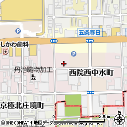 京都府京都市右京区西院溝崎町周辺の地図