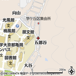 京都府亀岡市曽我部町南条五郎谷周辺の地図
