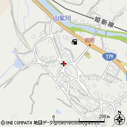 岡山県美作市土居2560周辺の地図