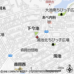 愛知県知多郡東浦町森岡下今池1-75周辺の地図