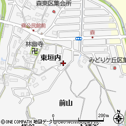 京都府亀岡市篠町森東垣内55-12周辺の地図