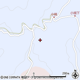 愛知県岡崎市小久田町松下周辺の地図