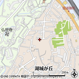 滋賀県大津市湖城が丘35-33周辺の地図