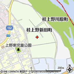 京都府京都市西京区桂上野新田町周辺の地図