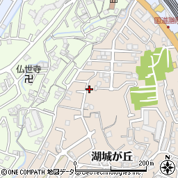 滋賀県大津市湖城が丘35-14周辺の地図