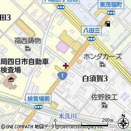 すき家１国四日市八田店周辺の地図