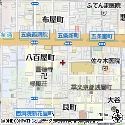 京都府京都市下京区蛭子町118周辺の地図