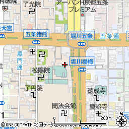 京都府京都市下京区柿本町727周辺の地図