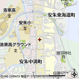 京都府京都市山科区安朱馬場ノ西町26-10周辺の地図