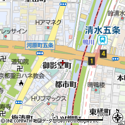 京都府京都市下京区南橋詰町周辺の地図