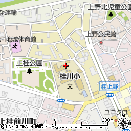 京都府京都市西京区桂上野西町周辺の地図