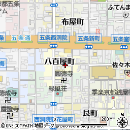 京都府京都市下京区八百屋町66周辺の地図