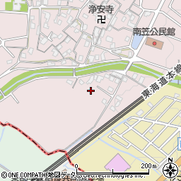 滋賀県草津市南笠町1399-1周辺の地図