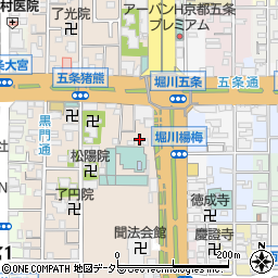 京都府京都市下京区柿本町725-1周辺の地図