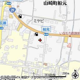 セブンイレブン宍粟山崎町船元店周辺の地図