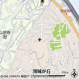 滋賀県大津市湖城が丘35-27周辺の地図