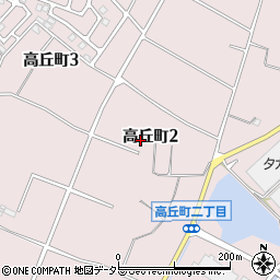愛知県大府市高丘町周辺の地図
