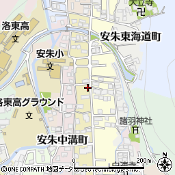 京都府京都市山科区安朱馬場ノ西町26-7周辺の地図