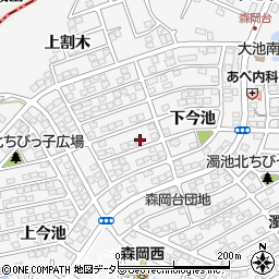 愛知県知多郡東浦町森岡下今池17-23周辺の地図