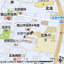 千葉県出先機関　教育庁・南房総教育事務所・安房分室周辺の地図