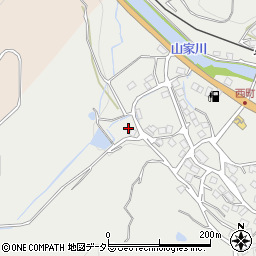 岡山県美作市土居2396周辺の地図