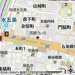 五建ビル周辺の地図