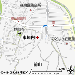 京都府亀岡市篠町森東垣内55周辺の地図