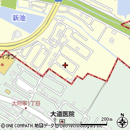 滋賀県草津市新浜町472周辺の地図