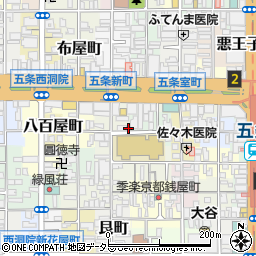 京都府京都市下京区蛭子町116-2周辺の地図