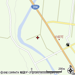 広島県庄原市東城町小奴可2790周辺の地図