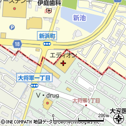 エディオン大津店周辺の地図