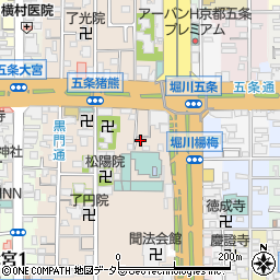 京都府京都市下京区柿本町720周辺の地図