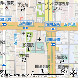 京都府京都市下京区柿本町721周辺の地図