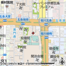 京都府京都市下京区柿本町718周辺の地図