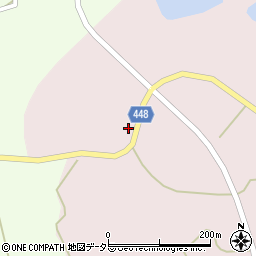 広島県庄原市東城町加谷707-4周辺の地図
