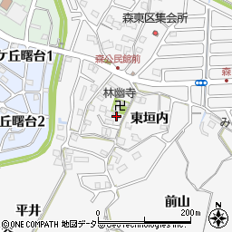 京都府亀岡市篠町森上垣内56周辺の地図