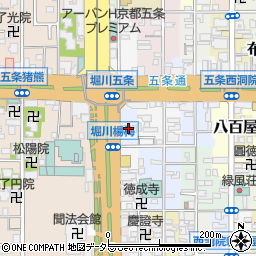 コンフォートホテル京都堀川五条周辺の地図