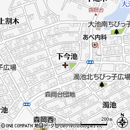 愛知県知多郡東浦町森岡下今池23-4周辺の地図