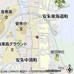 京都府京都市山科区安朱馬場ノ西町26-6周辺の地図