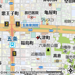 プレサンス京都烏丸ＮＥＸＴ周辺の地図