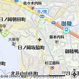 京都植村荘周辺の地図