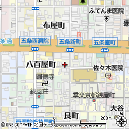 京都府京都市下京区蛭子町117周辺の地図