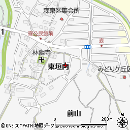 京都府亀岡市篠町森東垣内16-7周辺の地図