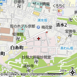 清雅堂ギャラリー周辺の地図