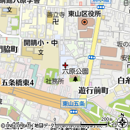 京都府京都市東山区竹村町151周辺の地図