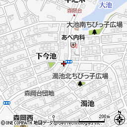 愛知県知多郡東浦町森岡下今池1-166周辺の地図